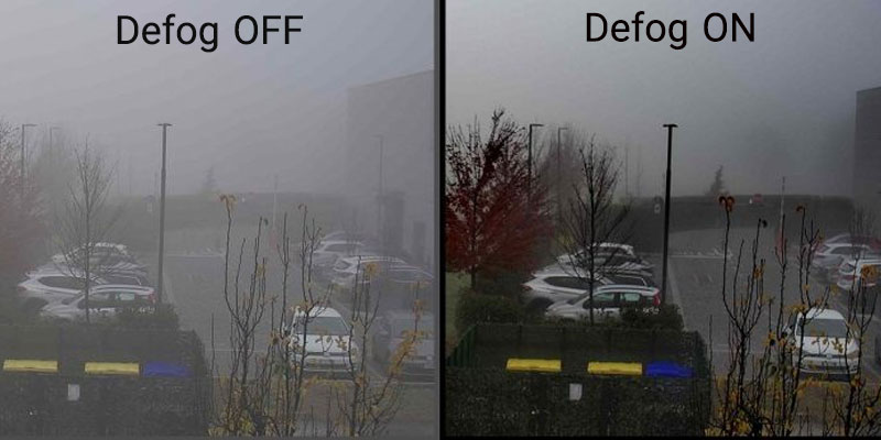 تصویر دوربین مداربسته ضد مه